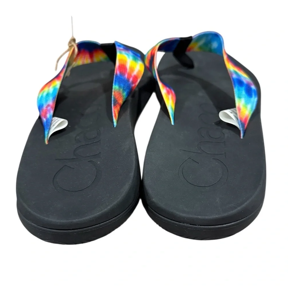 Men’s Chaco Chillos Tye Dye Flip Flop Thong Sandals, Size 13. Brand New!